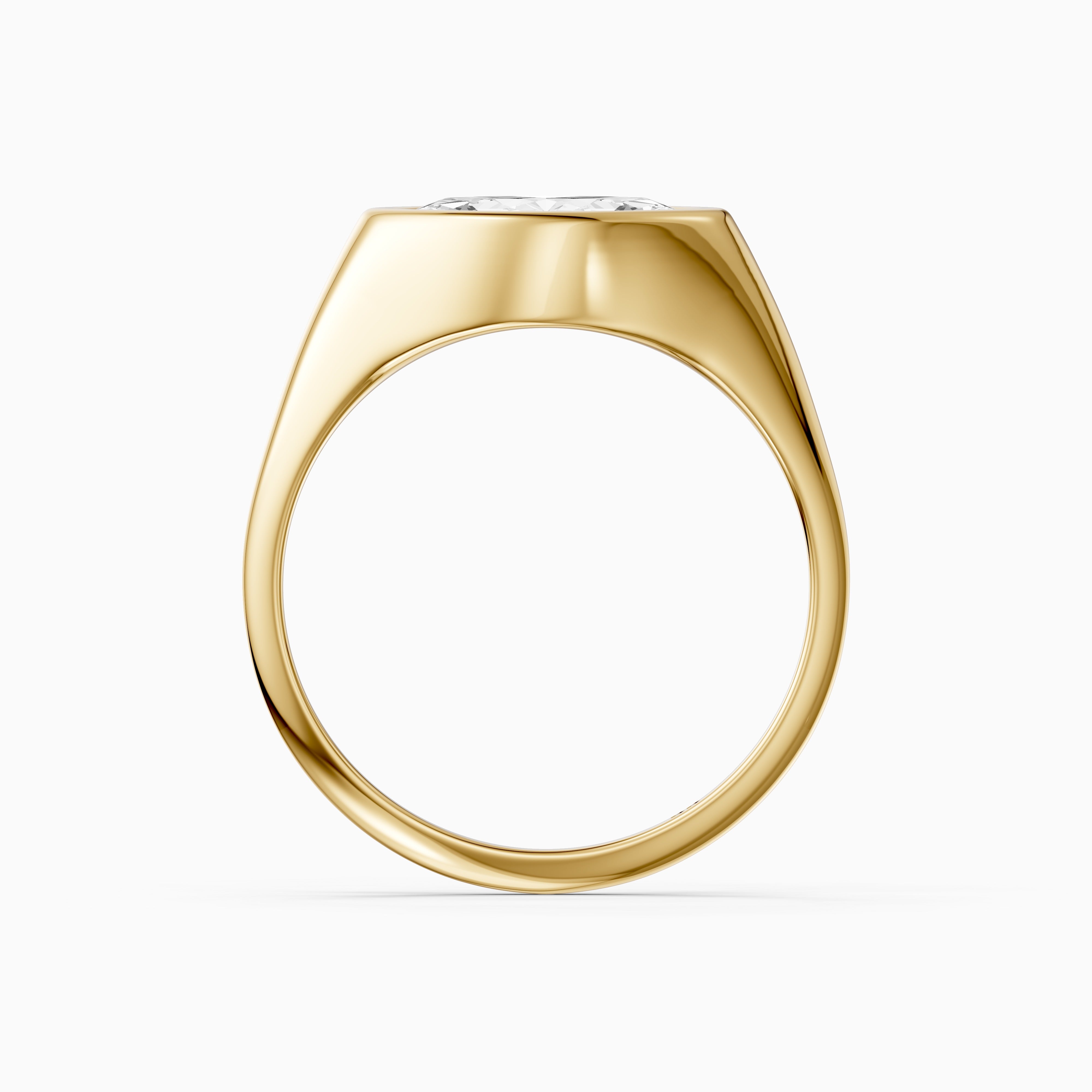 Tionna Marquise Cut East West Bezel Set Lab Grown Diamond Ring