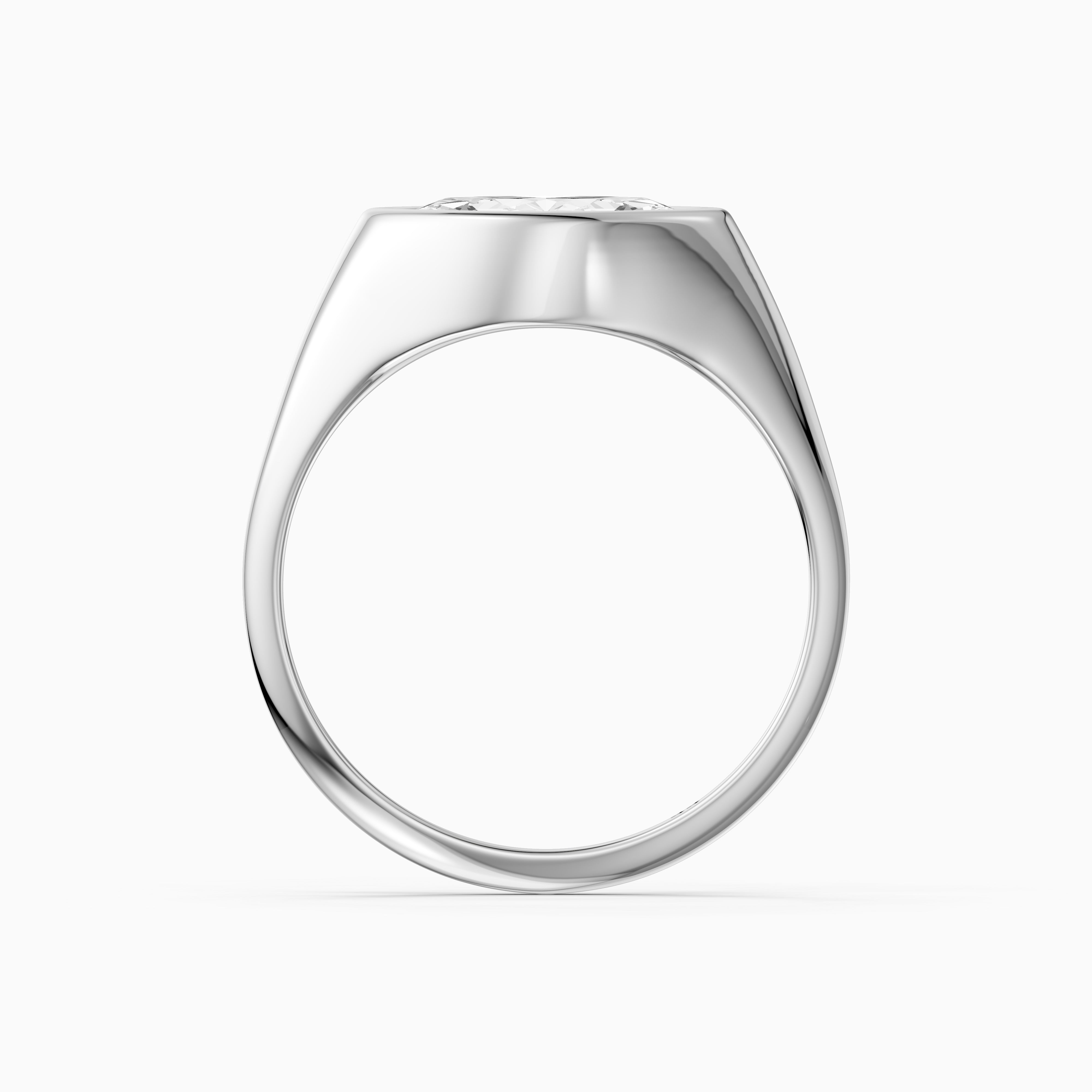 Tionna Marquise Cut East West Bezel Set Lab Grown Diamond Ring