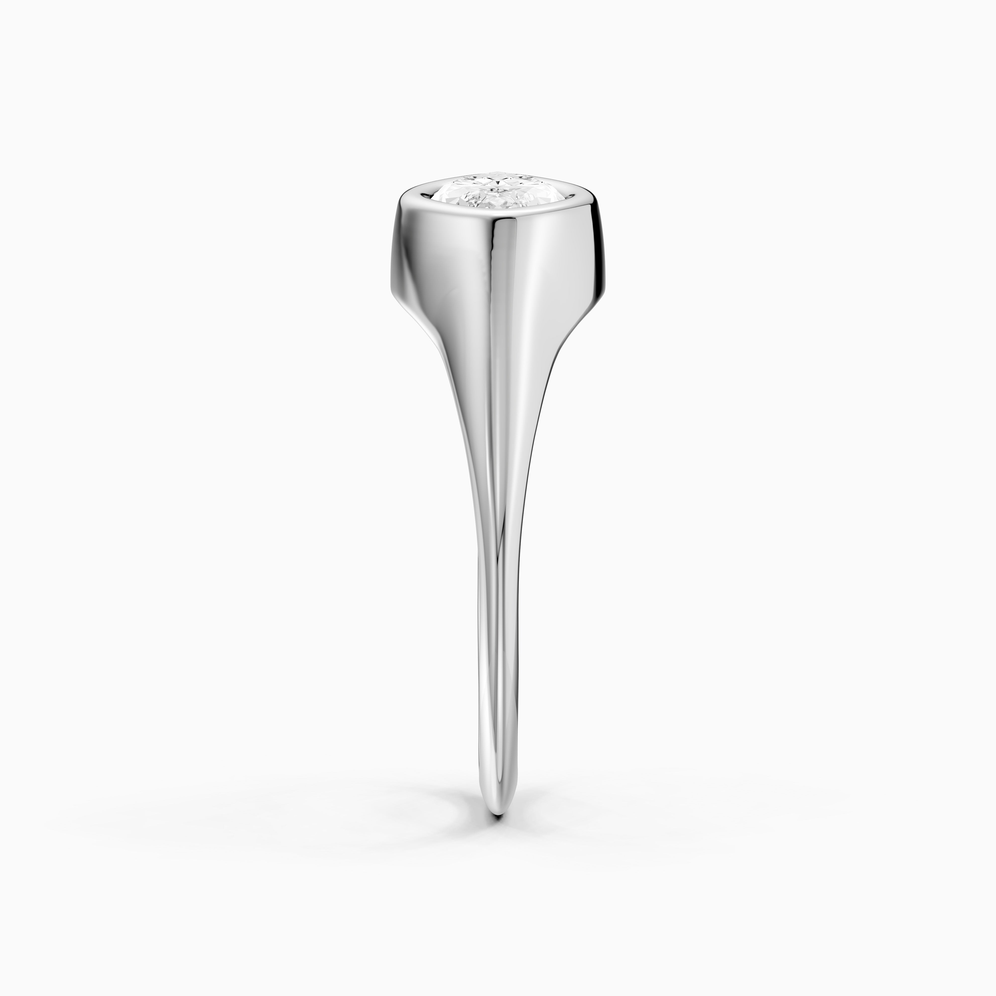 Tionna Marquise Cut East West Bezel Set Lab Grown Diamond Ring