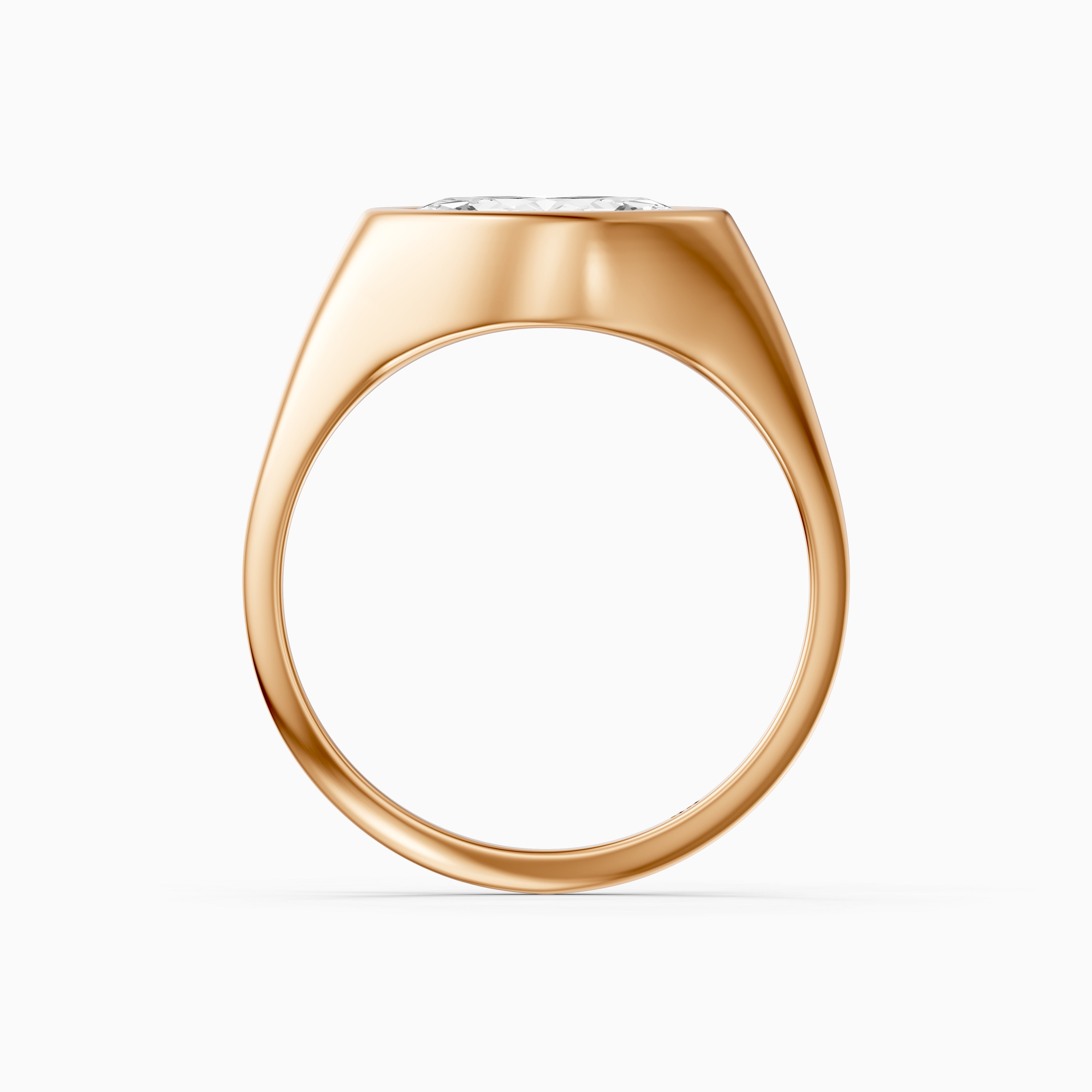 Tionna Marquise Cut East West Bezel Set Lab Grown Diamond Ring
