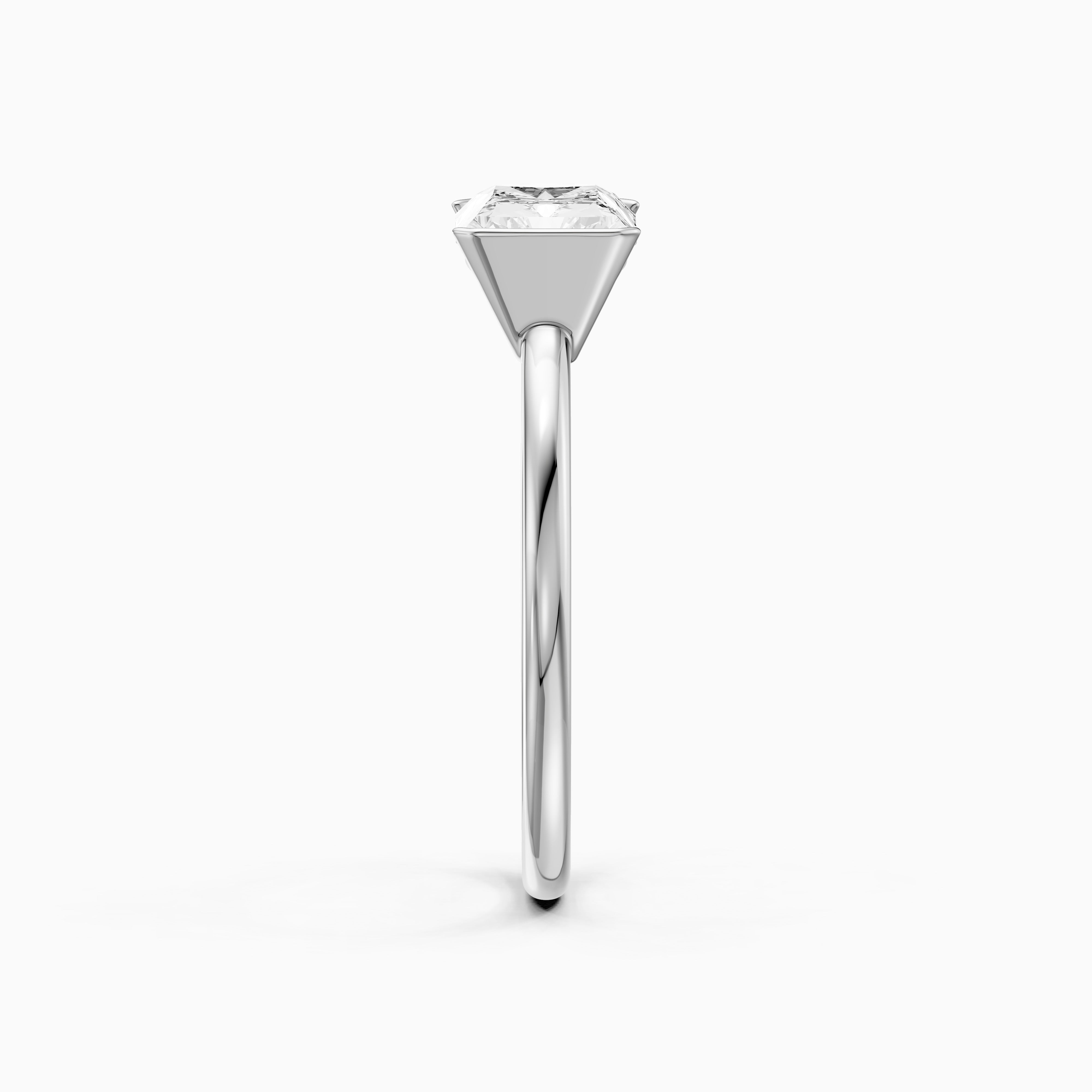 Penelope Radiant Cut East West Half Bezel Lab Grown Diamond Ring