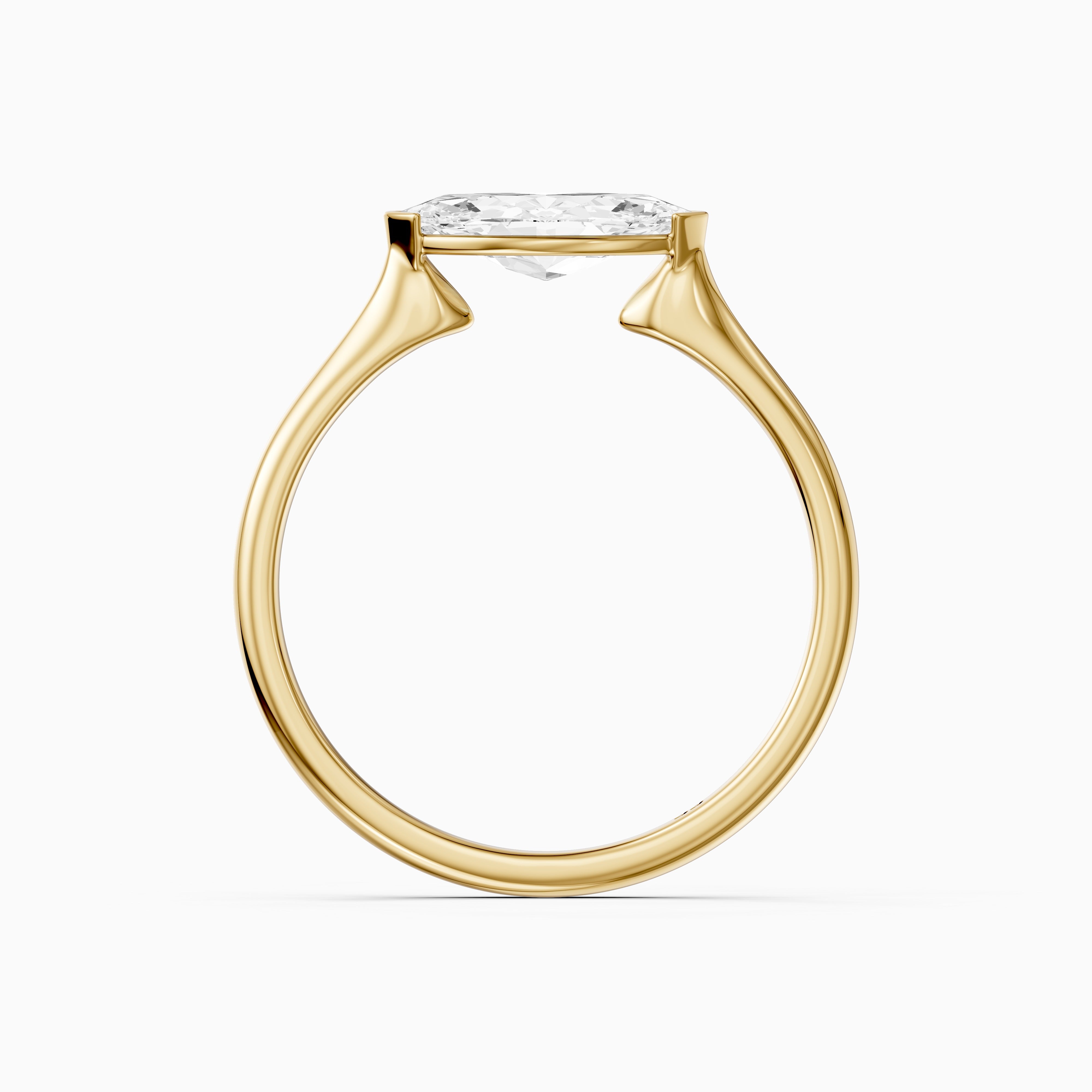 Delilah Marquise Cut East West Lab Grown Diamond Engagement Ring