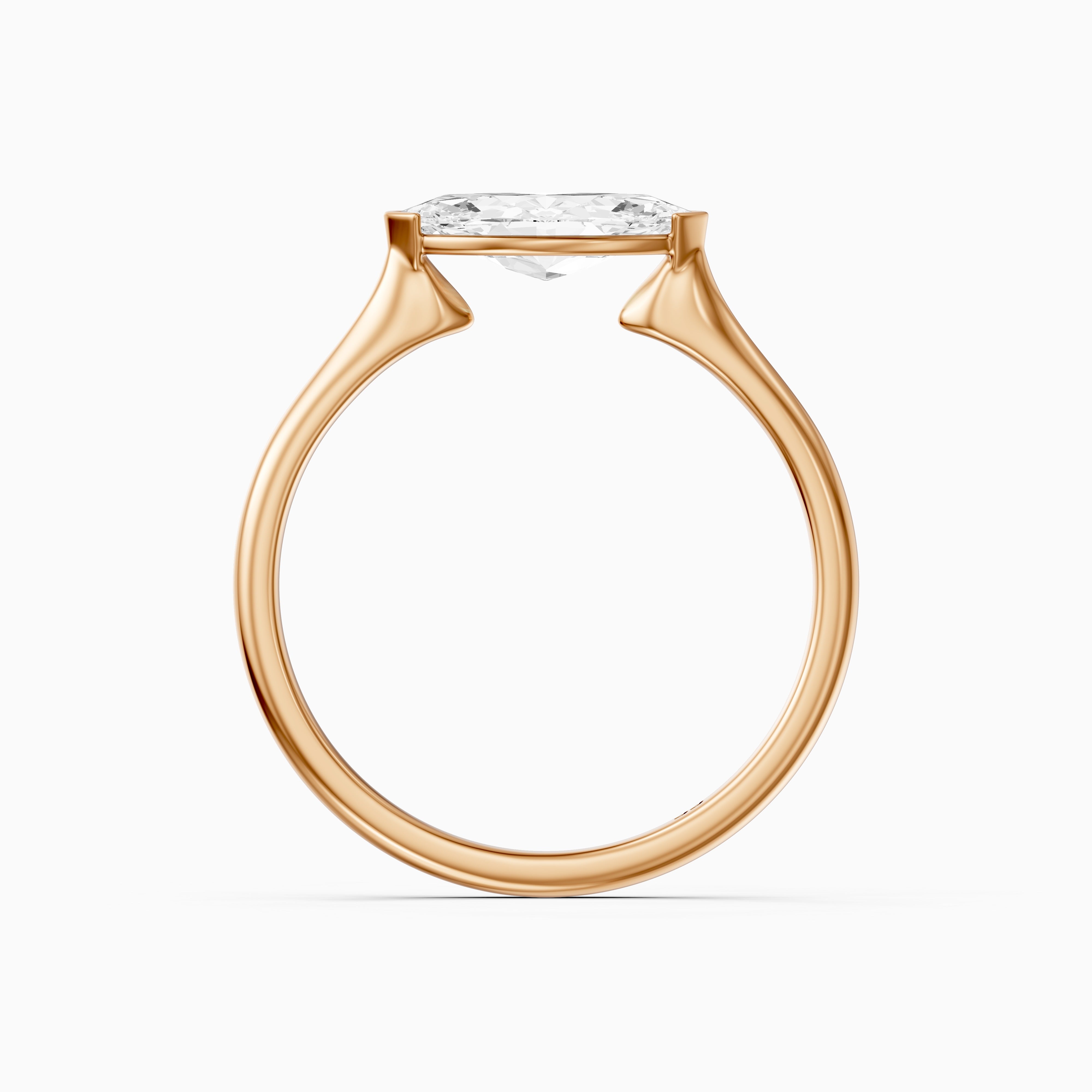 Delilah Marquise Cut East West Lab Grown Diamond Engagement Ring