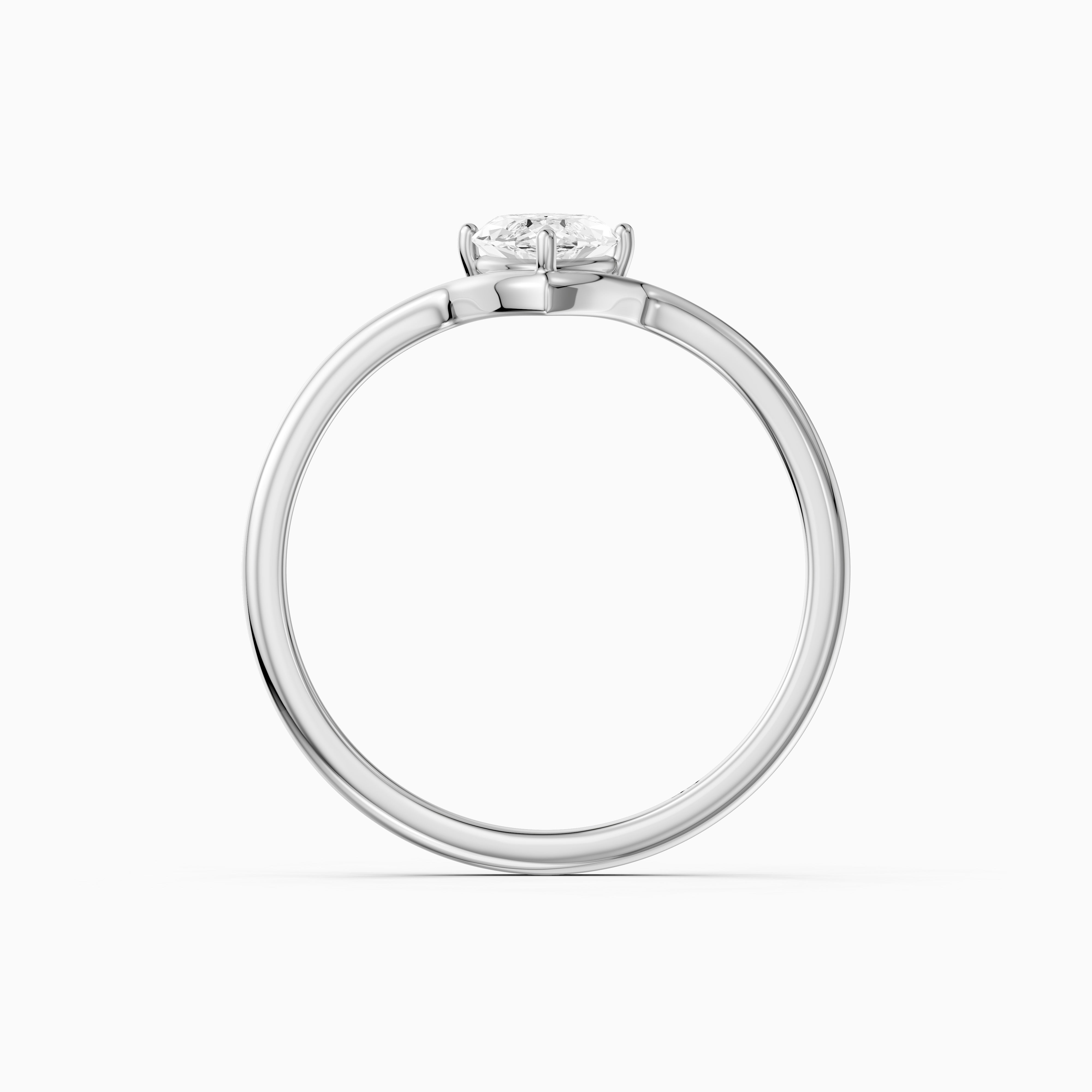 Andreaah Marquise Cut Solitaire Designer Moissanite Diamond Ring