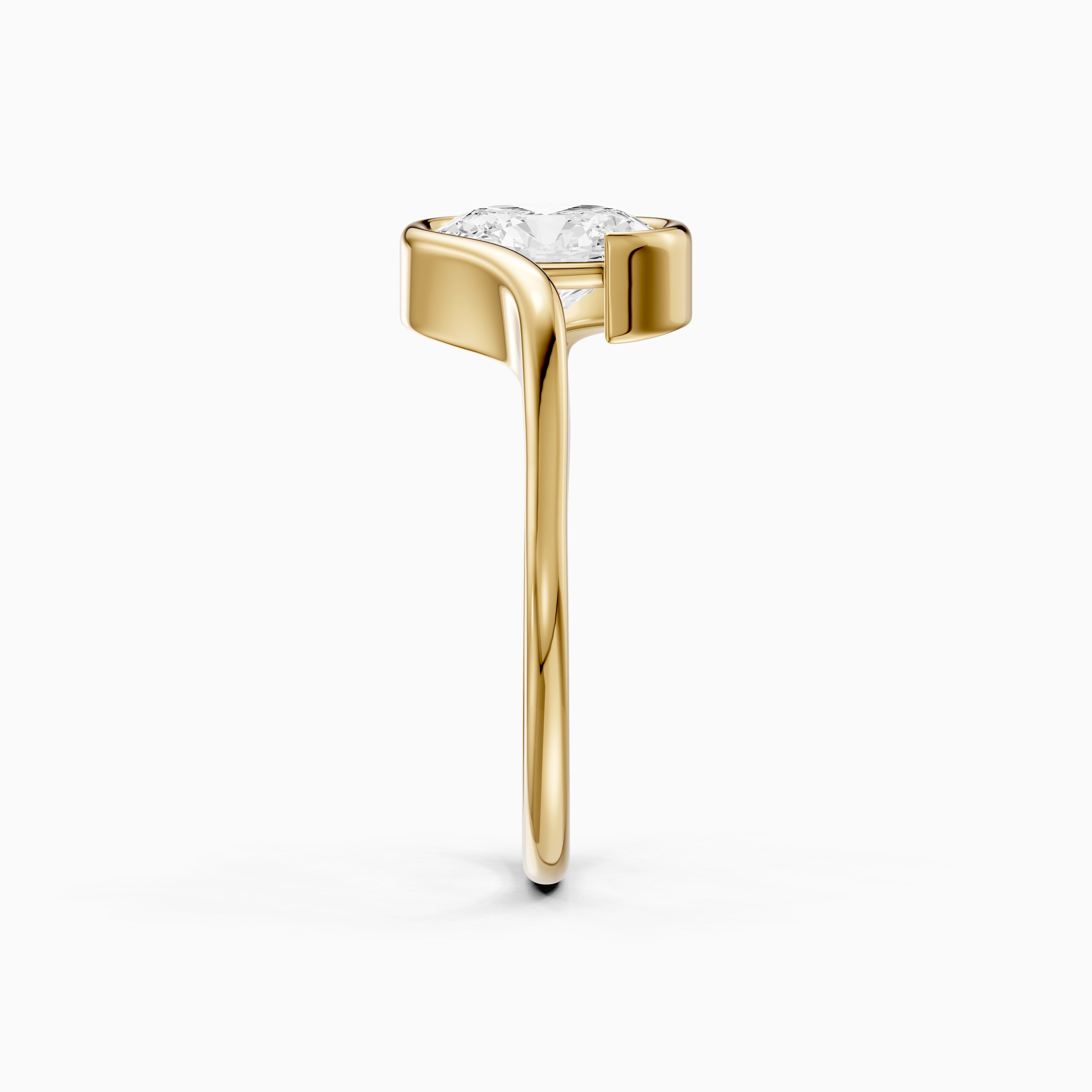 Brianna Oval Cut Bypass Lab Grown Diamond Engagement Ring