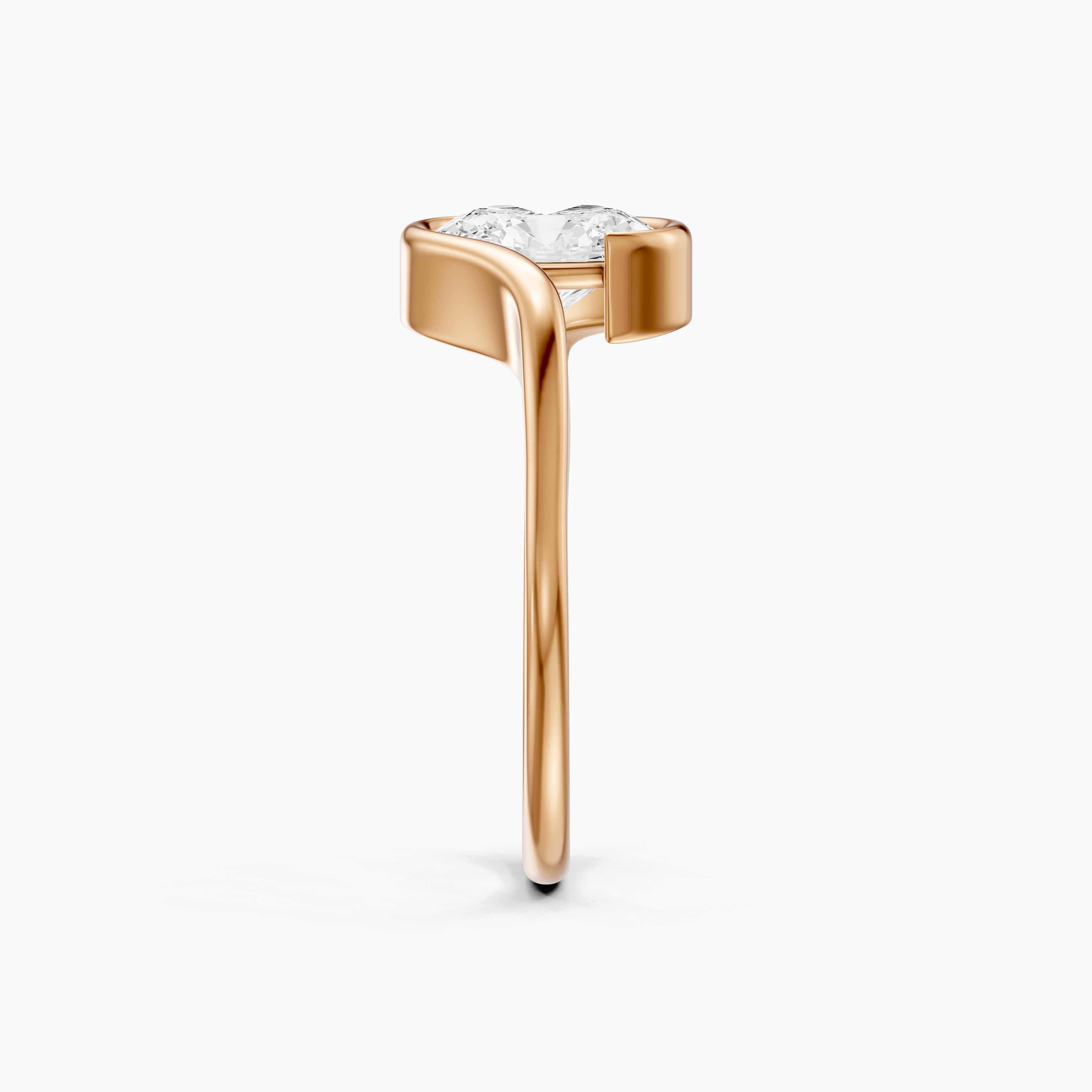 Brianna Oval Cut Bypass Lab Grown Diamond Engagement Ring