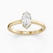 Amora Dutch Marquise Lab Grown Diamond Solitaire Ring