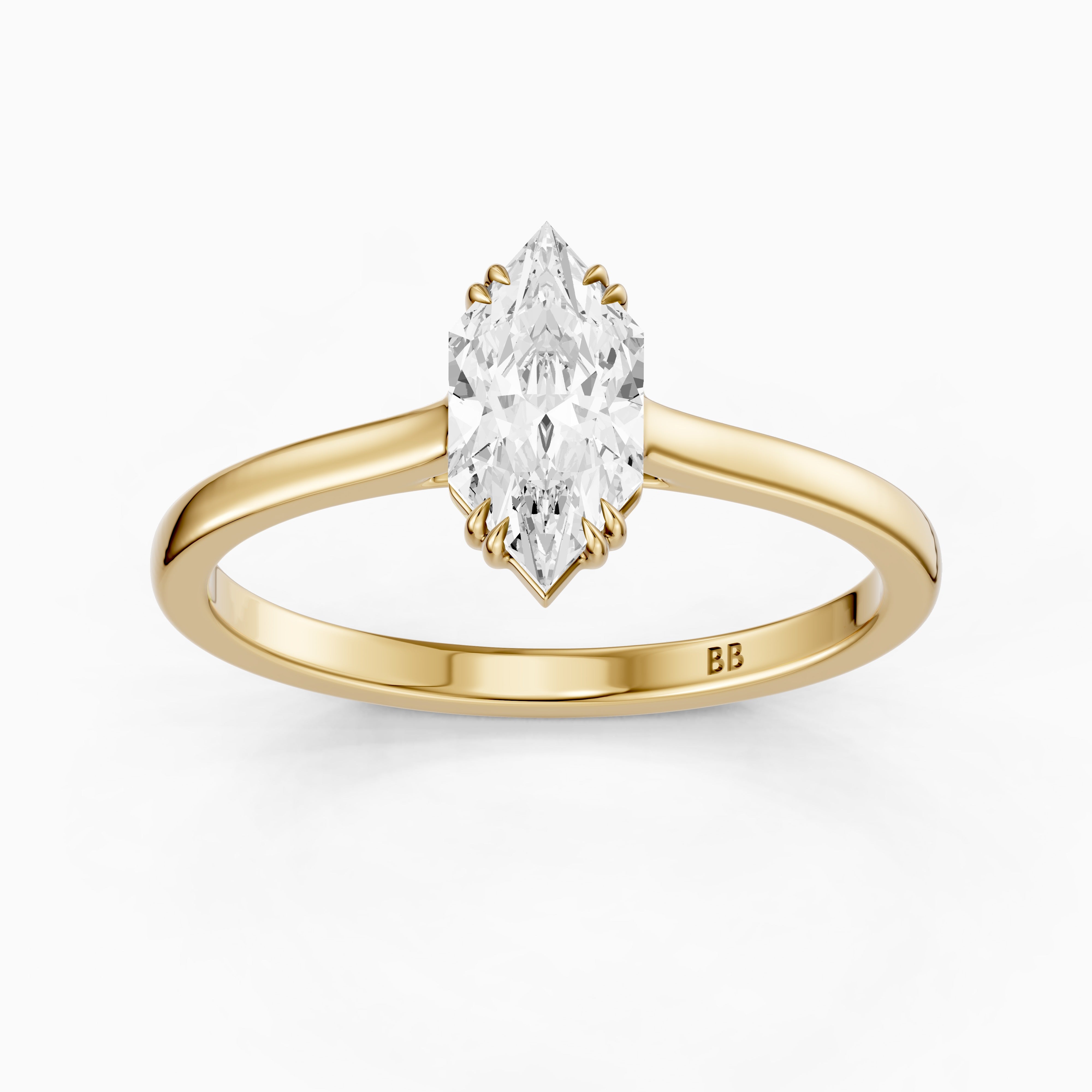 Amora Dutch Marquise Lab Grown Diamond Solitaire Ring