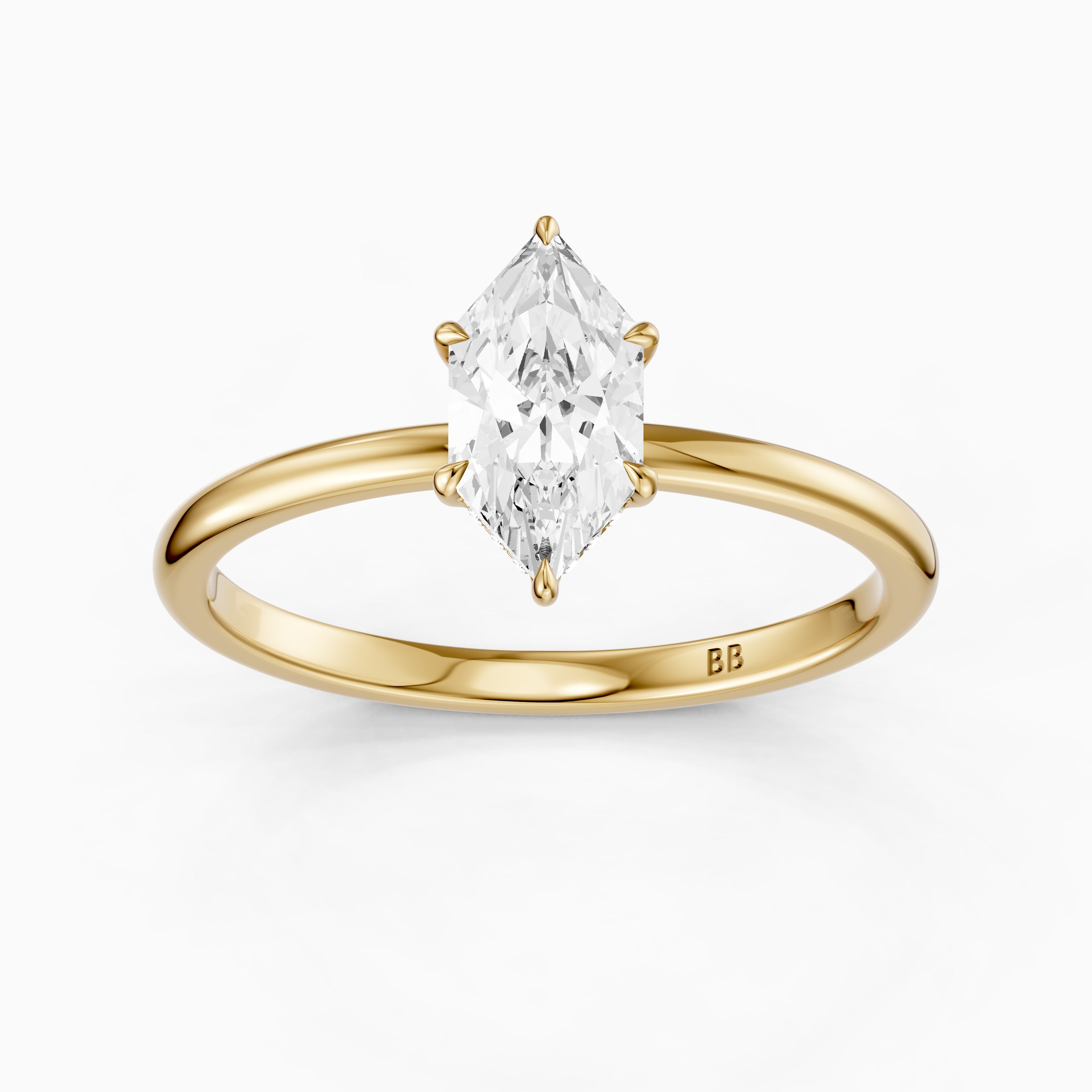 Alanna Dutch Marquise Lab Grown Diamond Ring with Hidden Halo