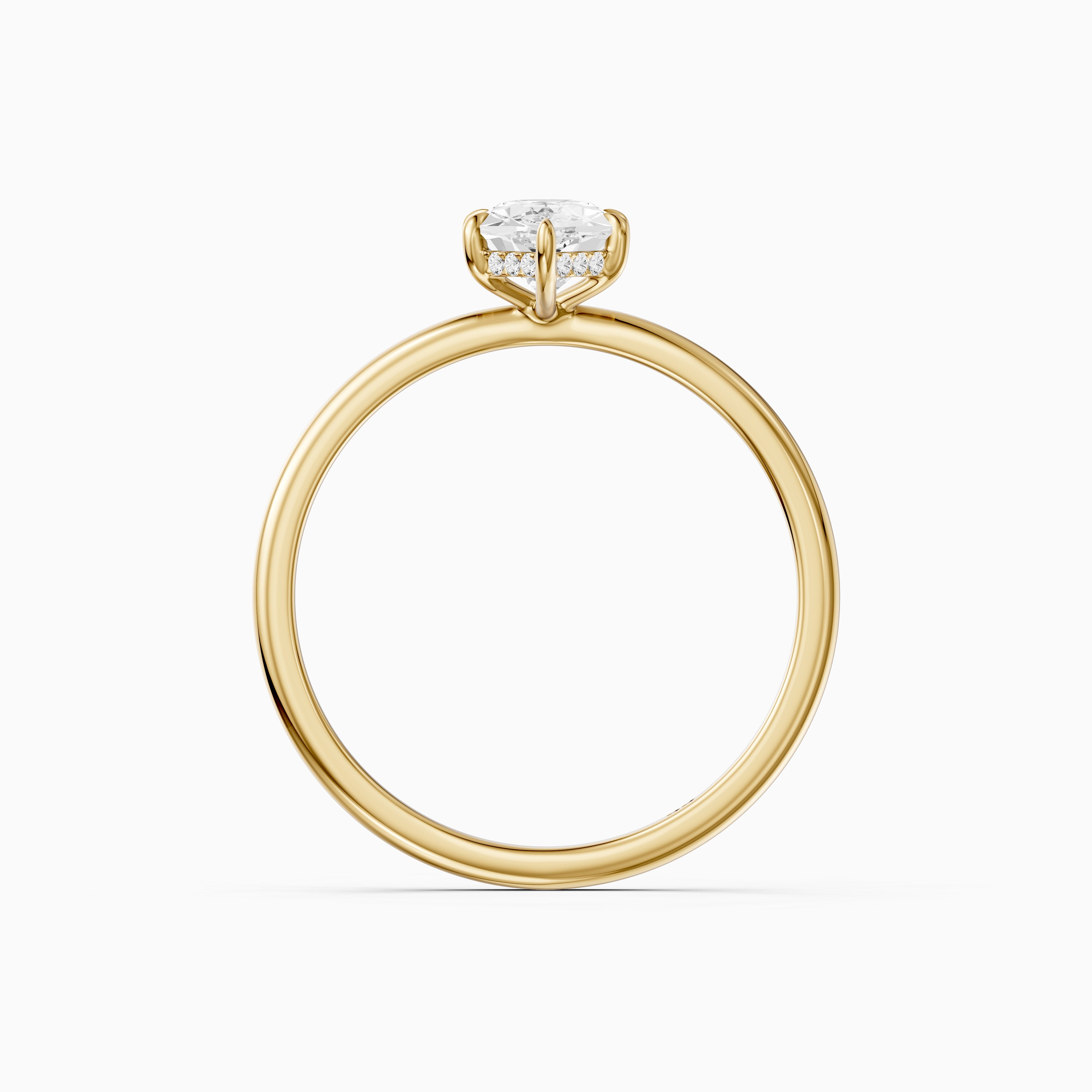 Alanna Dutch Marquise Lab Grown Diamond Ring with Hidden Halo