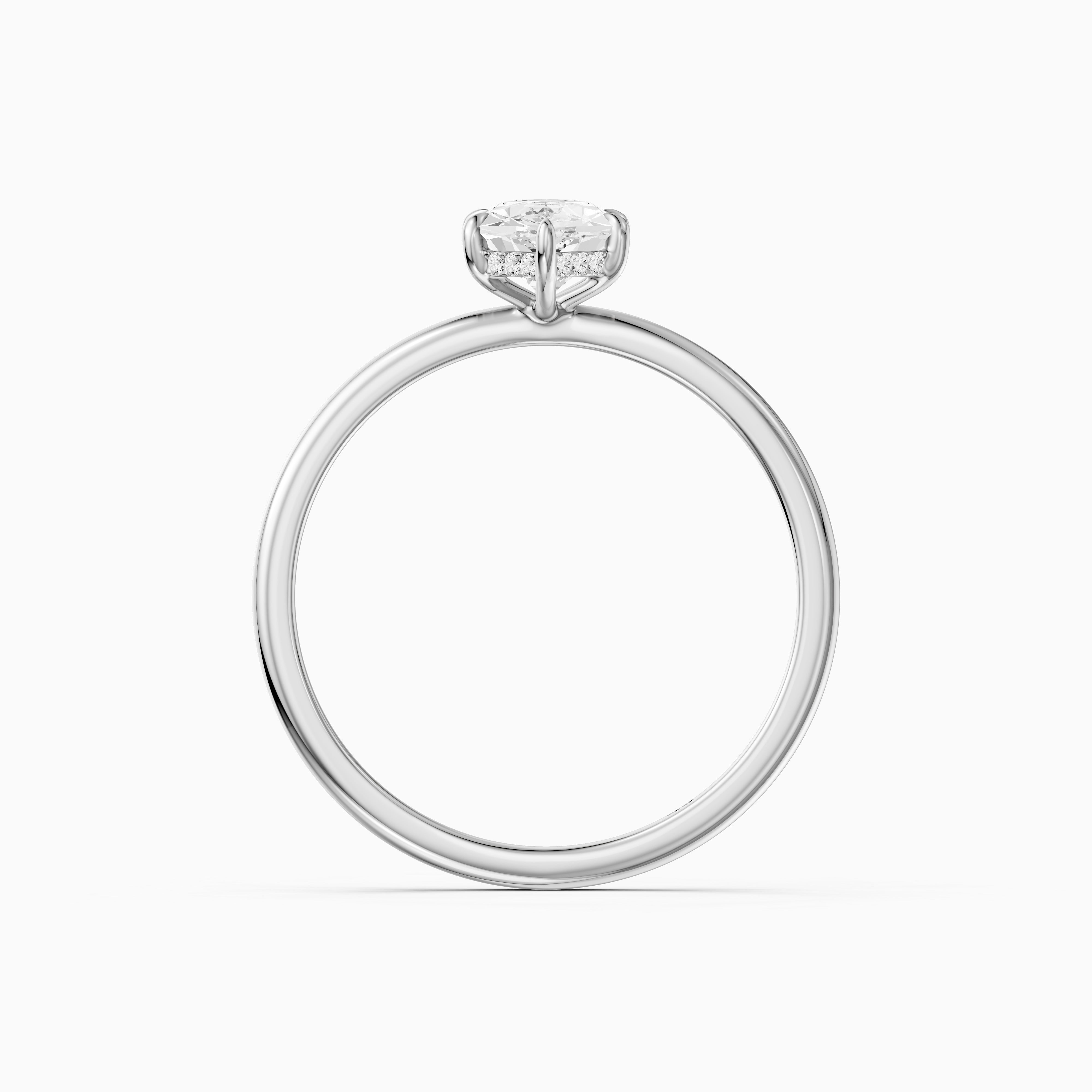 Alanna Dutch Marquise Lab Grown Diamond Ring with Hidden Halo
