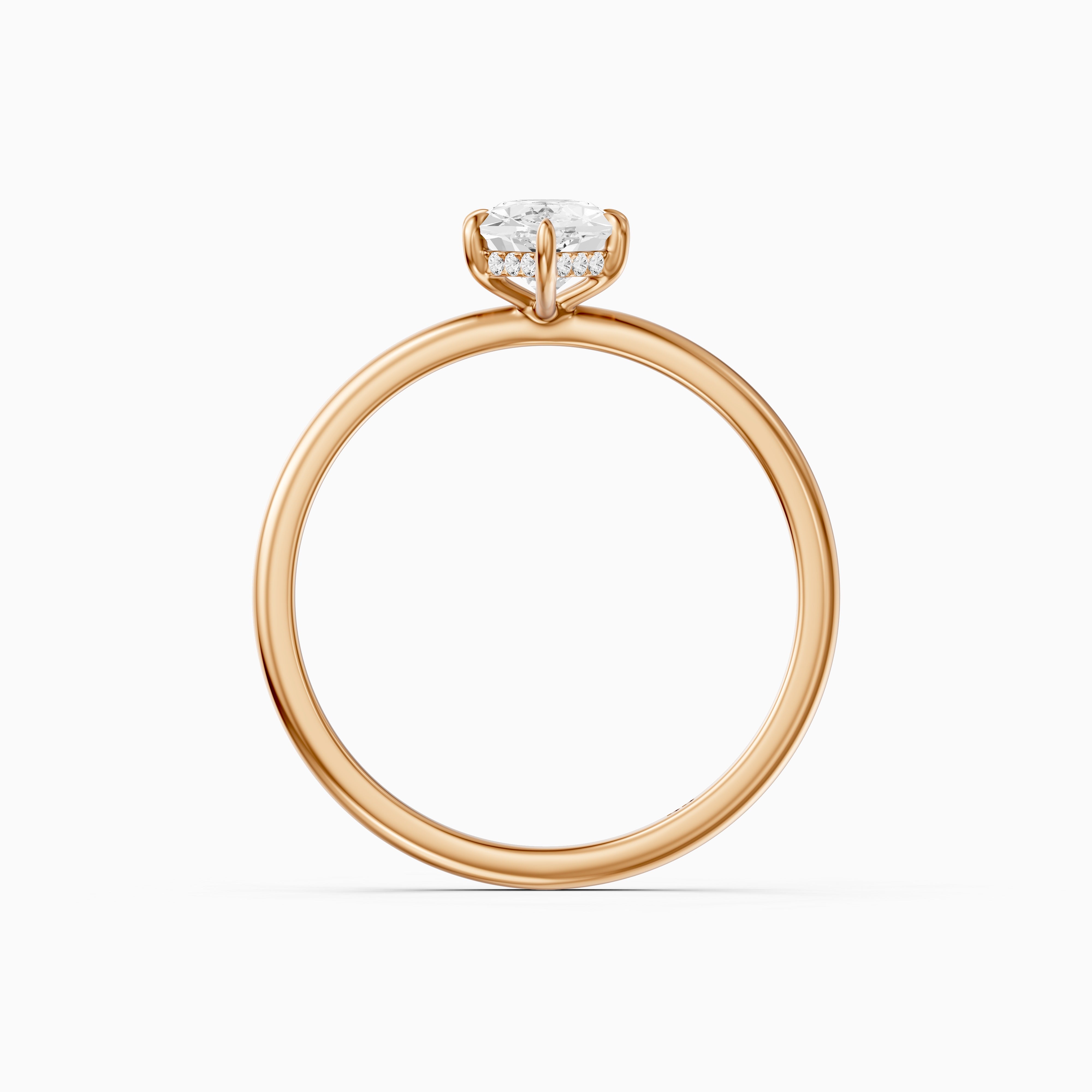 Alanna Dutch Marquise Lab Grown Diamond Ring with Hidden Halo