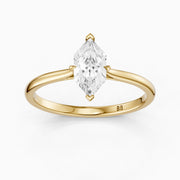 Mary Dutch Marquise Solitaire Lab Grown Diamond Ring