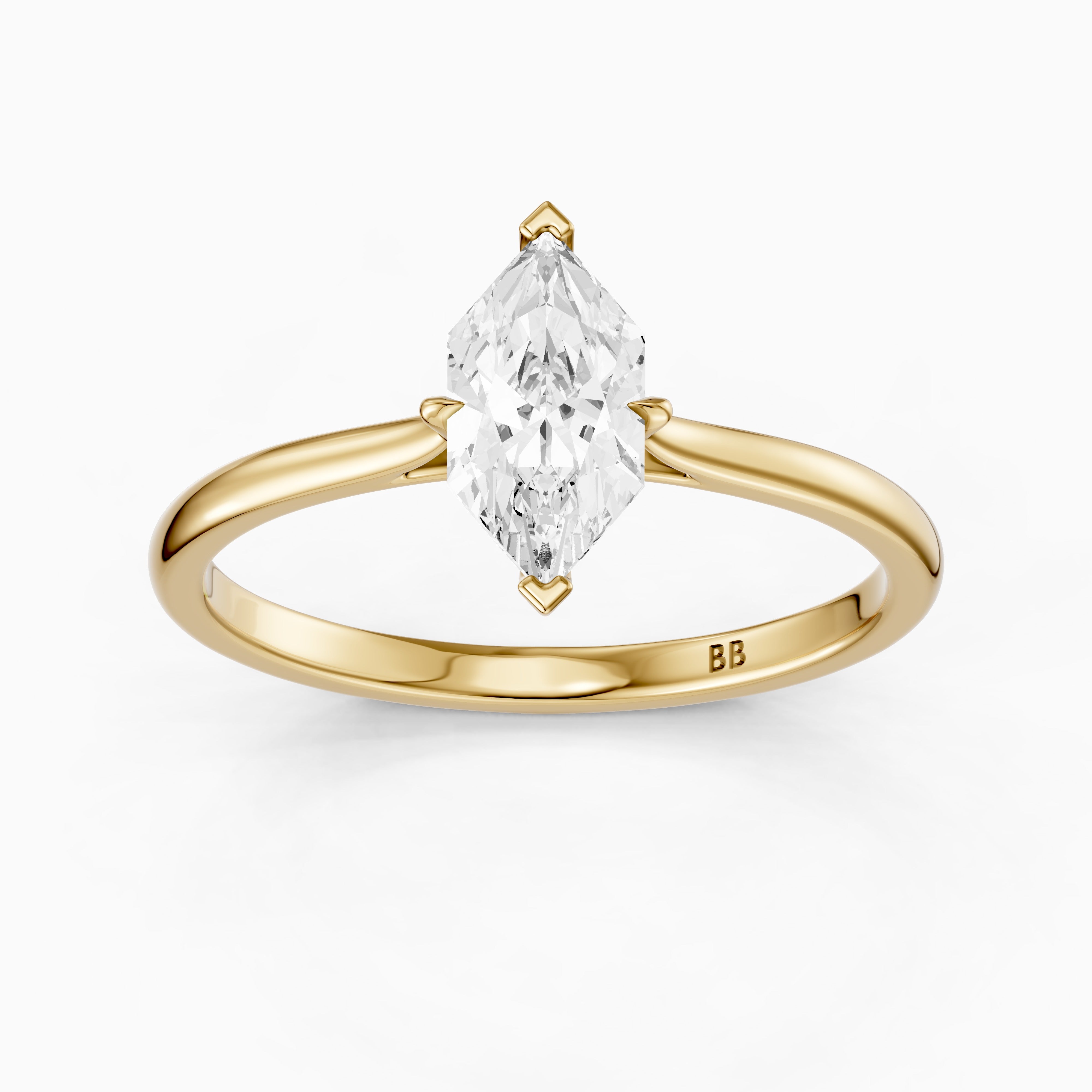 Mary Dutch Marquise Solitaire Lab Grown Diamond Ring