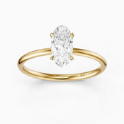 Valerie Moval Cut Solitaire Lab Grown Diamond Engagement Ring