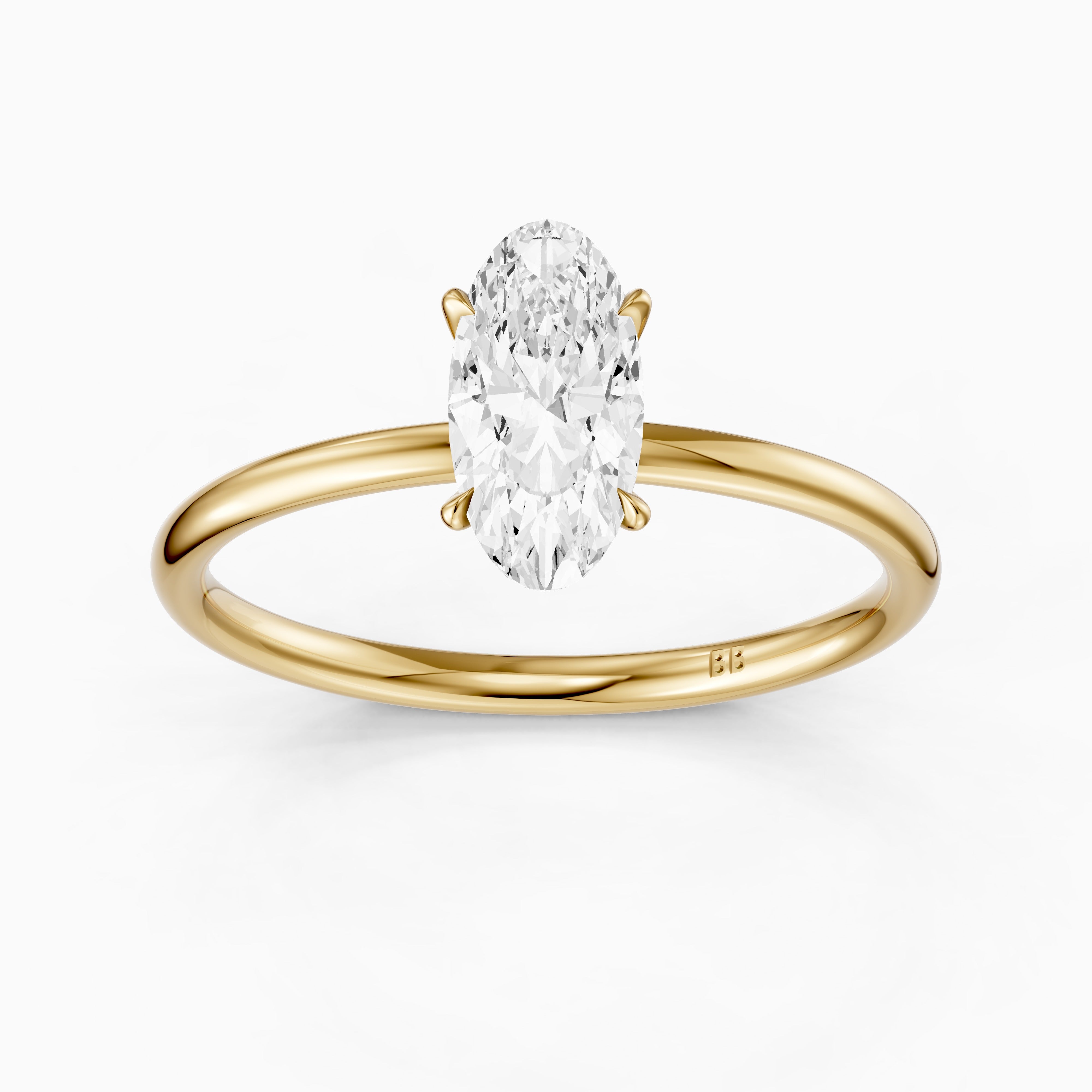 Valerie Moval Cut Solitaire Lab Grown Diamond Engagement Ring