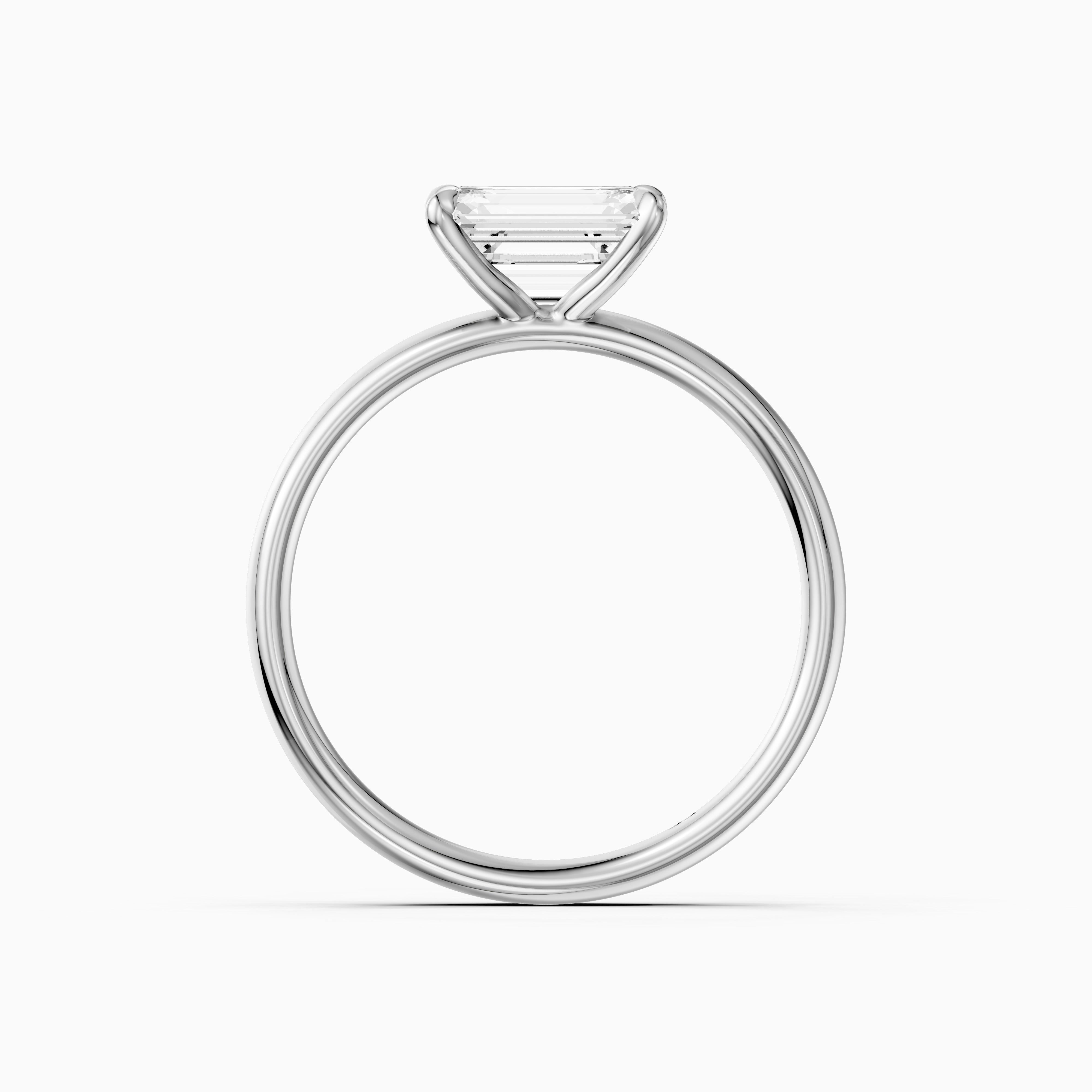 Blakely Emerald Cut East West Solitaire Lab Grown Diamond Ring