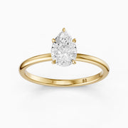 Jessica Pear Shape Hidden Halo Lab Grown Diamond Ring