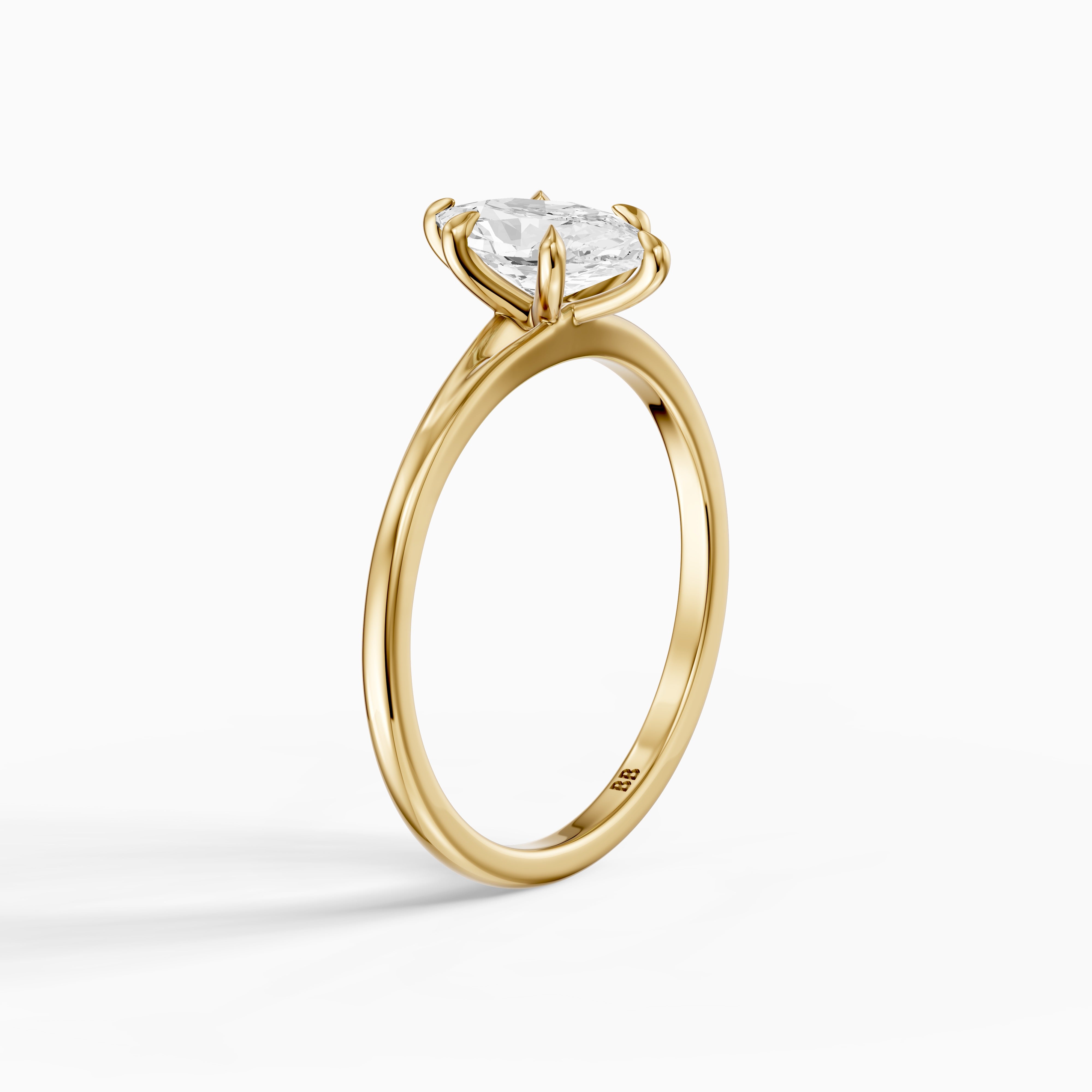 Matilde Dutch Marquise Lab Grown Diamond 6 Prong Solitaire Engagement Ring