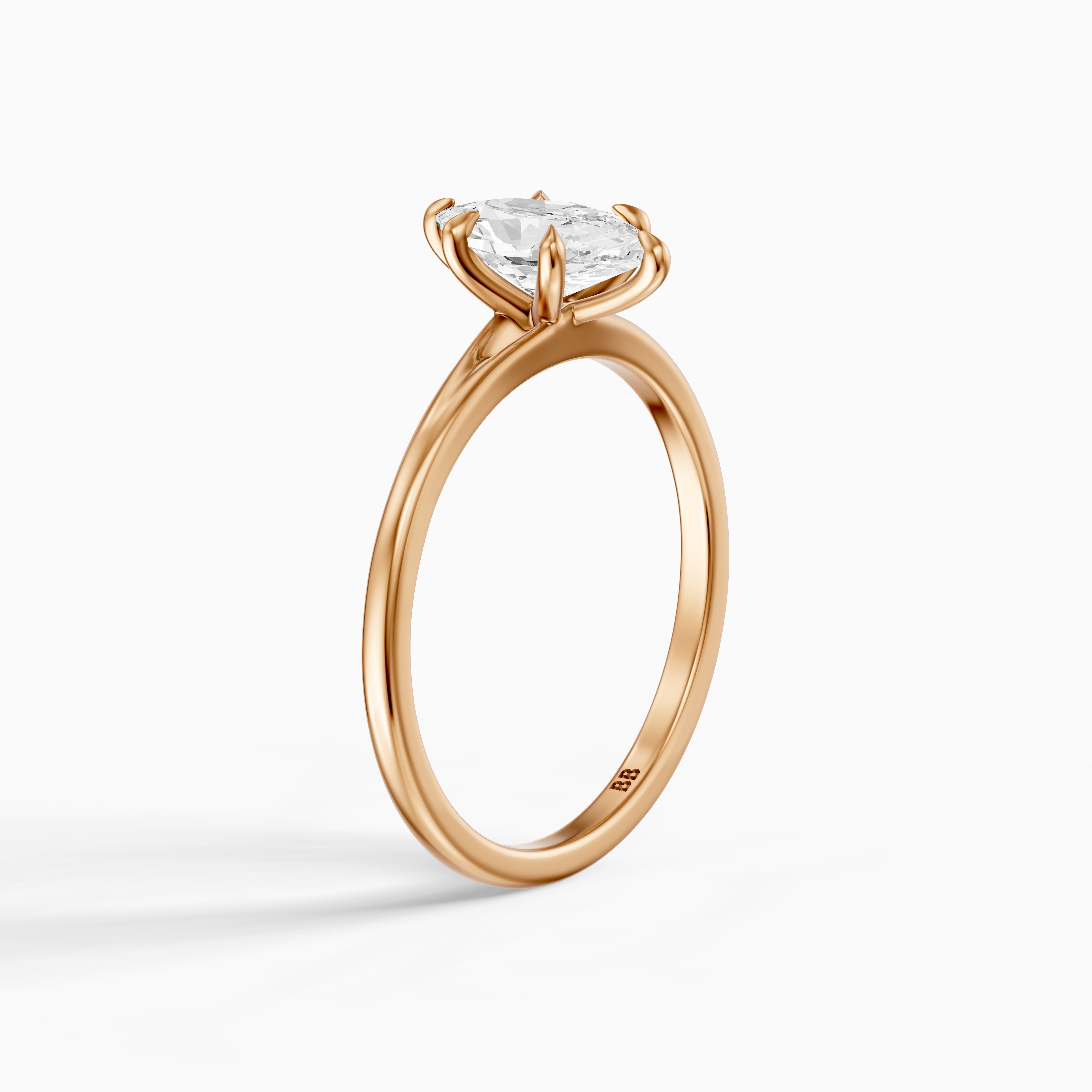 Matilde Dutch Marquise Lab Grown Diamond 6 Prong Solitaire Engagement Ring