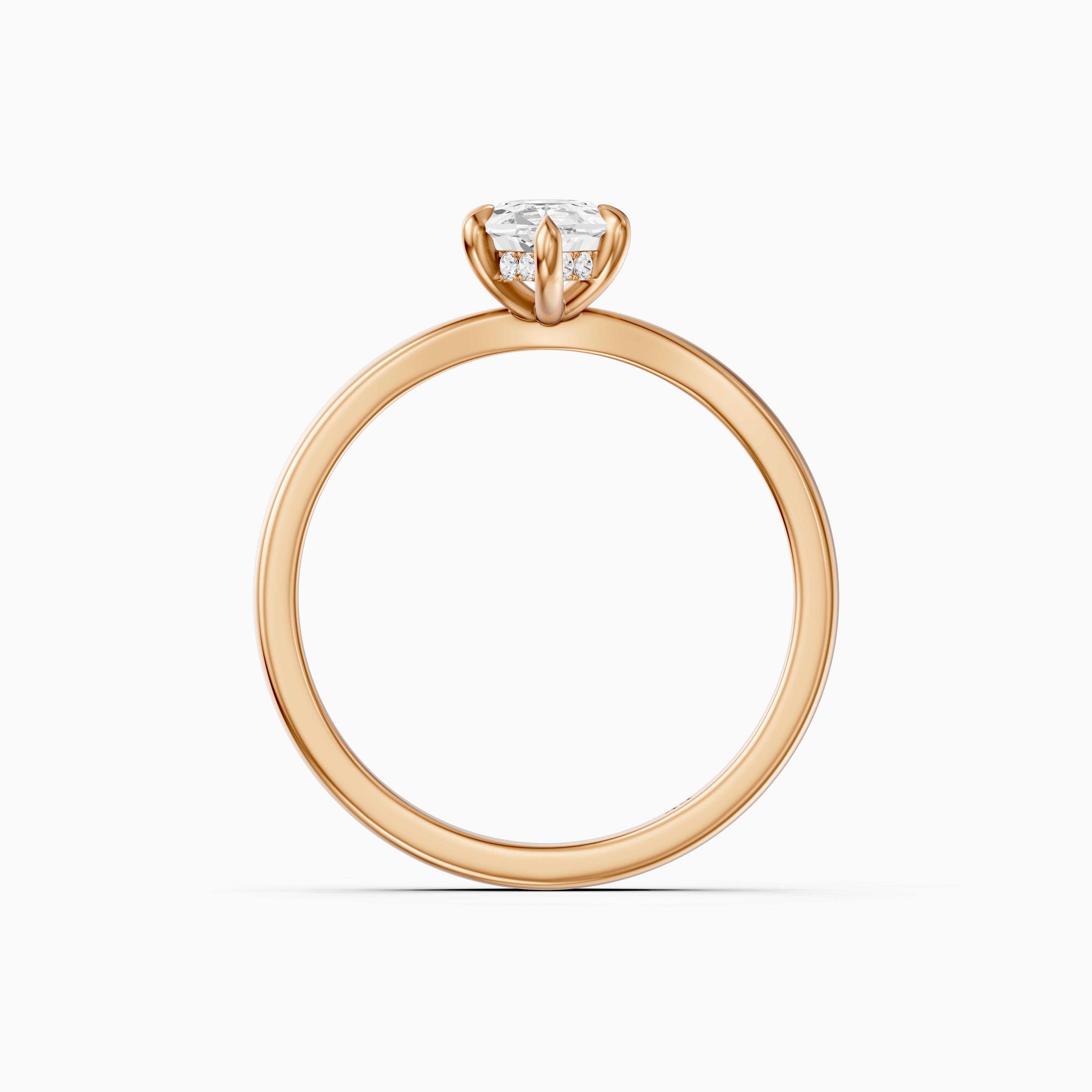 Vitória Dutch Marquise Lab Grown Diamond Hidden Halo Engagement Ring