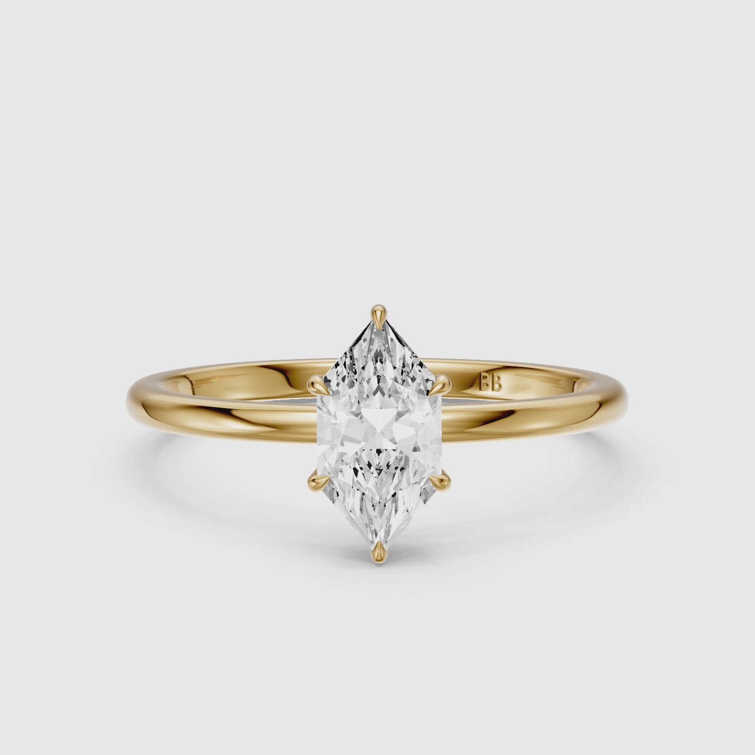 Load video: Alanna Dutch Marquise Lab Grown Diamond Ring with Hidden Halo
