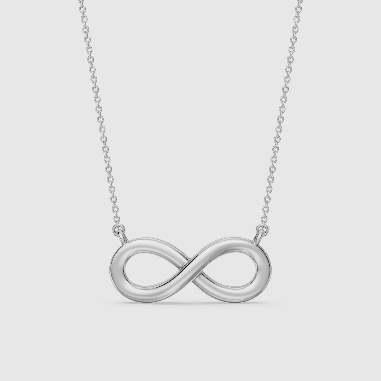 Load video: Zora Infinity Symbol Necklace
