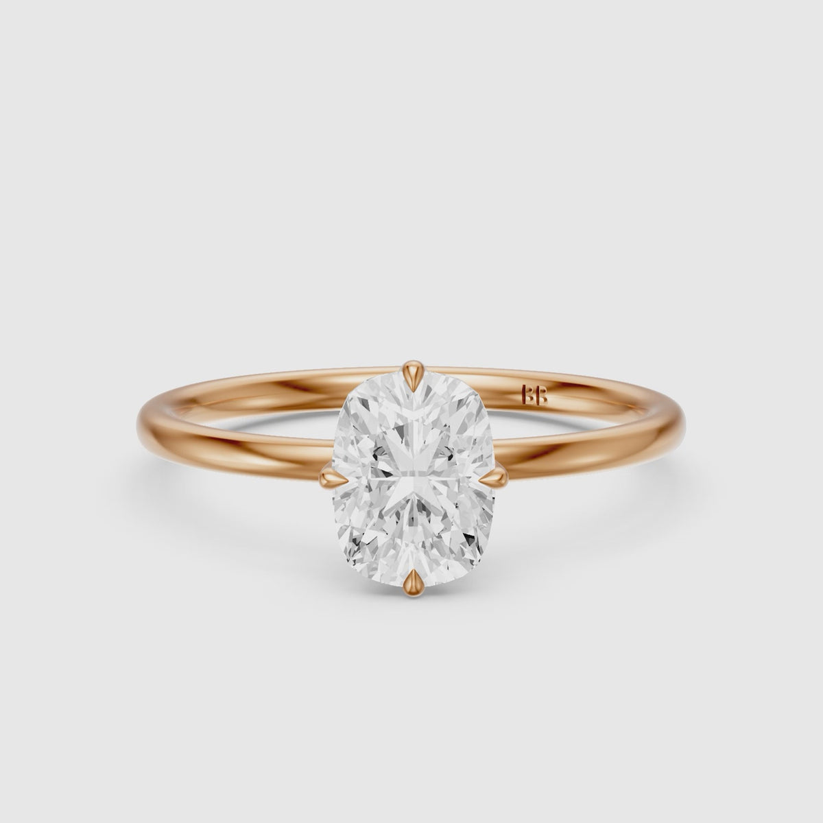 Load video: Madison Elongated Cushion Lab Grown Diamond Solitaire Engagement Ring