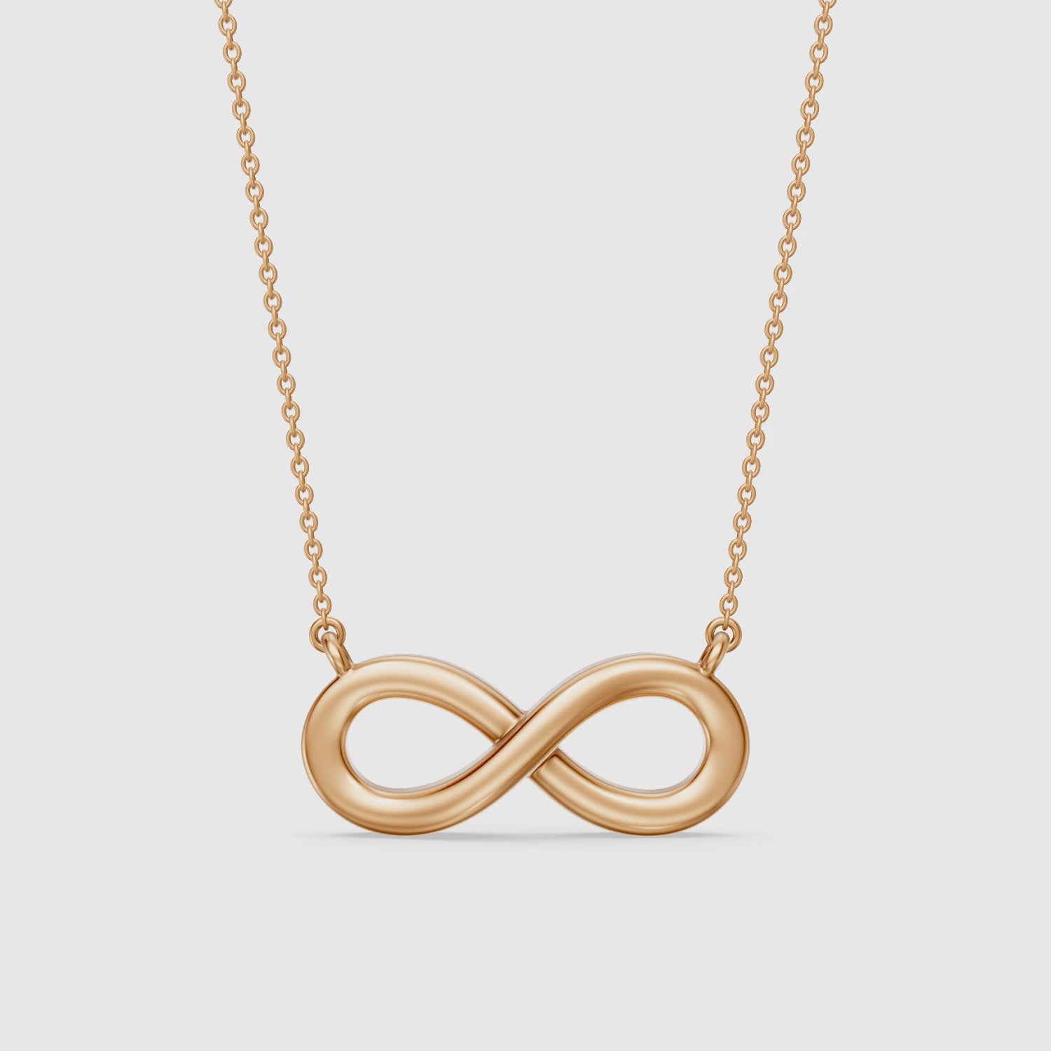 Load video: Zora Infinity Symbol Necklace