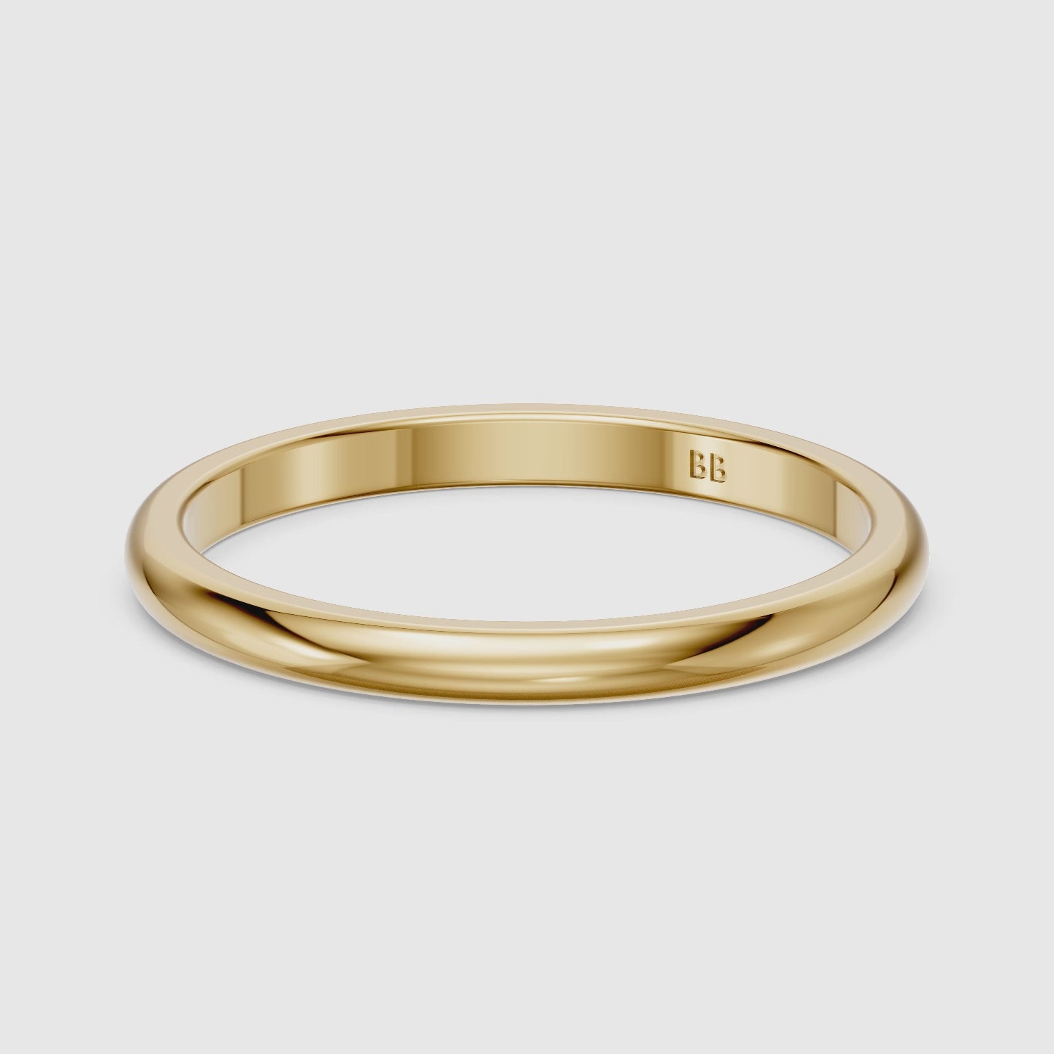 Load video: Rowan European Style Plain Wedding Band