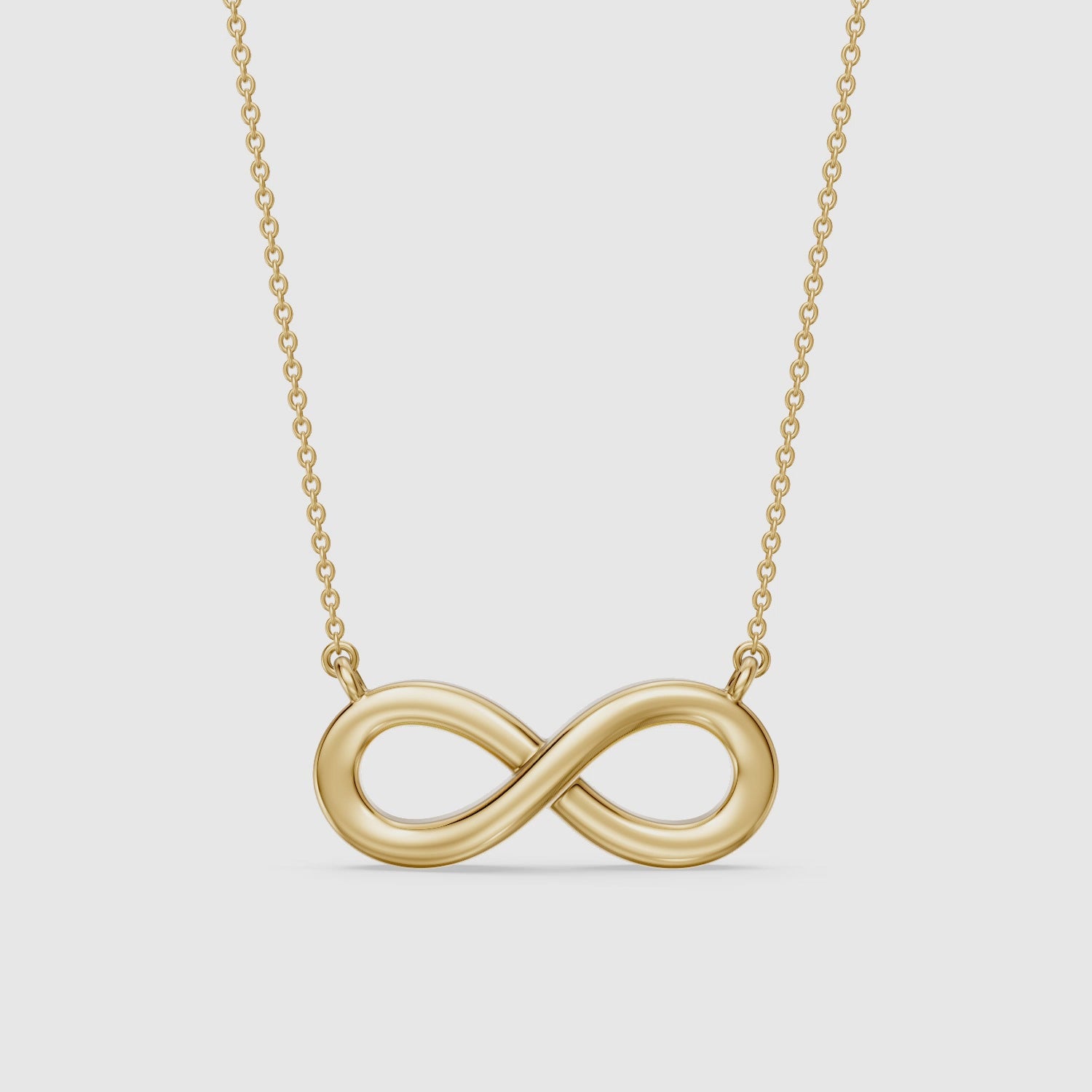 Load video: Zora Infinity Symbol Necklace